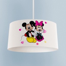 Mekta Home Bebek ve Çocuk Odası Mickey ve Minnie Mause Desenli Avize