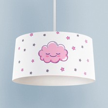 Mekta Home Bebek ve Çocuk Odası Gülen Bulut Desenli Avize