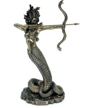 Wise Unicorn Mitolojik Dişi Canavar Medusa Biblosu | Mitolojik Dekorasyon | Mitolojik Hediyelik Eşyalar
