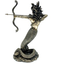 Wise Unicorn Mitolojik Dişi Canavar Medusa Biblosu | Mitolojik Dekorasyon | Mitolojik Hediyelik Eşyalar