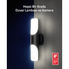 Anker eufy Security Wall Light Cam - 2K Kablolu Akıllı Güvenlik - 1200 Lümen Işıklı - T84A1 (Anker Türkiye Garantili)