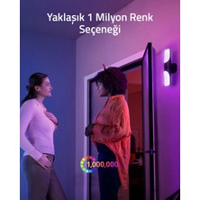 Anker eufy Security Wall Light Cam - 2K Kablolu Akıllı Güvenlik - 1200 Lümen Işıklı - T84A1 (Anker Türkiye Garantili)