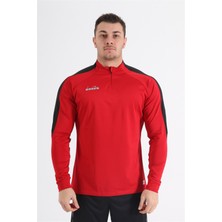 Diadora Mundial 21 Antrenman Eşofmanı Tek Üst - Koyu Kırmızı
