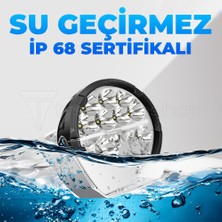 C9 Ranger 6.5'' Angellı 60W 14 LED Turuncu Beyaz Drl Mercek Far