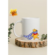 Eylül Design Winnie The Pooh Temalı Sevimli Eğlenceli Özel Tasarım Baskılı Kupa Bardak Hediye Bardak