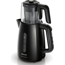 Philips HD7301 Çay Makinesi, 1.9 L Kapasite, Gizli Rezistans, 1700 W ,siyah ,otomatik Kapanma