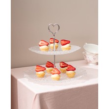 Madame Coco Charmes 2 Katlı Kek Standı 28 cm