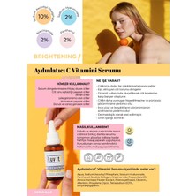 Luv it! Aydınlatıcı C Vitamini Serumu (Vitamin C + Hyaluronic Acid + Panthenol + Niacinamide) 30 ml