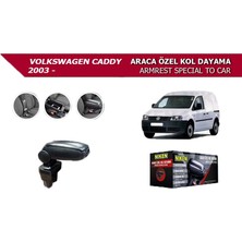 Volkswagen Caddy 2003- Araca Özel Kol Dayama Siyah