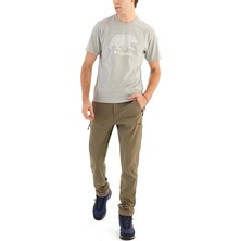 Columbia Csc Checkered Peaks Erkek Kisa Kollu T-Shirt Gri CS0342-044