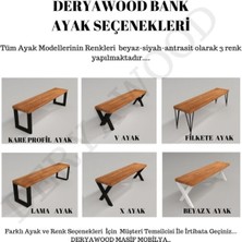 Deryawood Masif Ahşap Hestia Bank  37*80*45CM