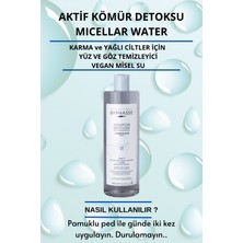 Byphasse Micellar Yüz ve Makyaj Temizleyici Aktif Kömür Misel Su Karma ve Yağlı Ciltler 500ML