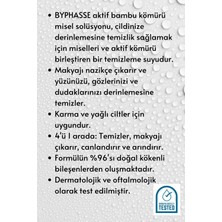 Byphasse Micellar Yüz ve Makyaj Temizleyici Aktif Kömür Misel Su Karma ve Yağlı Ciltler 500ML