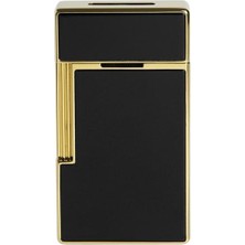 S.t. Dupont Big D Golden Shiny Black Lacquer Puro Çakmağı 25002