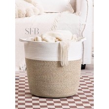 Home Turko J, Oyuncak Sepeti, Dekoratif Sepet, Iskandinav Tarzı Saksı, Depolama, Organizer 30X30CM