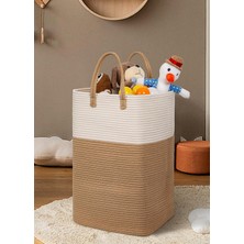 Home Turko Jüt, Hasır, Sepet, Banyo Sepeti, Kirli Sepeti, Oyuncak Sepeti, Düzenleyici, Saksı Sepet, Organizer