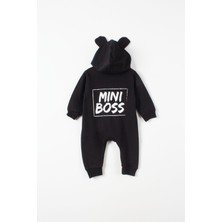 Trendimizbir (By Murat Baby ) Mini Boss Baskılı Fermuarlı Tulum