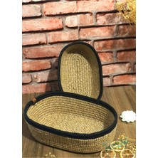 Hometurko, Jüt, Siyah; Ikili Hasır, Sepet, Dolap Içi, Düzenleyici, Organizer.