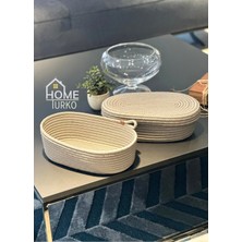 Modern, Jüt, Hasır, Sepet Takımı, 2'lü Sepet, El Dokuması, Mutfak Sepeti, Düzenleyici, Organizer