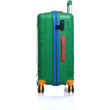 United Colors Of Benetton 14BNT200-02-YSL Yeşil Unisex Orta Boy Bavul