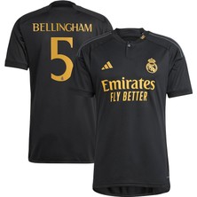 Real Madrid 2023/24 Yeni Sezon Jude Bellingham Siyah Alternatif Forması (Third Shirt)