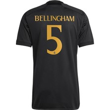 Real Madrid 2023/24 Yeni Sezon Jude Bellingham Siyah Alternatif Forması (Third Shirt)