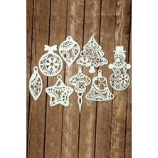 Hellove Yılbaşı Ağacı Süsü 12 Li Yılbaşı Süsü Noel Süsü Christmas Ornament