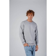 Hunga Gri Basic Oversize Sweatshirt