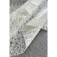 Pimula Home Pvc Şeffaf Kaplamalı Ip Desenli Silinebilir Muşamba Masa ÖRTÜSÜ_1032-A