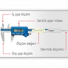 Sevgift 2015-1005 IP67 Korumalı Dijital Kumpas