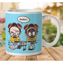 Art Hediye 1-1602 My Science Walter White And Jesse Pinkman Breaking Bad Iki Tarafı Baskılı Kupa Bardak