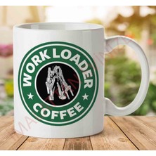 Art Hediye 1-760 Alien Work Loader Coffee Starbucks Iki Tarafı Baskılı Kupa Bardak