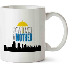 Art Hediye How I Met Your Mother 3 Iki Tarafı Baskılı Kupa Bardak