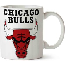 Art Hediye Chicago Bulls Iki Tarafı Baskılı Kupa Bardak