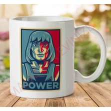 Art Hediye 1-1852 Power He Has It He Man Adam Masters Of The Universe Iki Tarafı Baskılı Kupa Bardak