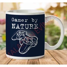 Art Hediye 1-710 Gamer By Nature Iki Tarafı Baskılı Kupa Bardak