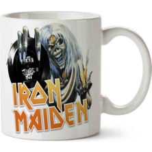 Art Hediye Iron Maiden Iki Tarafı Baskılı Kupa Bardak