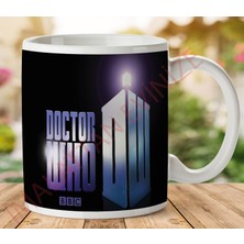 Art Hediye 1-133 Doctor Who Bbc Mavi Iki Tarafı Baskılı Kupa Bardak