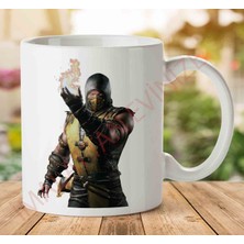 A2465 Mortal Kombat x Iki Tarafı Baskılı Kupa Bardak