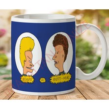 1-047 Beavis And Butt-Head Iki Taraf Baskılı Kupa Bardak