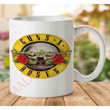 1-1018 Guns N Roses Iki Tarafı Baskılı Kupa Bardak