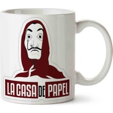 La Casa De Papel 2-2 Iki Tarafı Baskılı Kupa Bardak