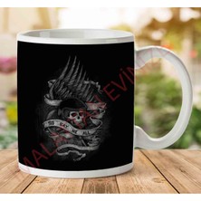 1-737 Admiral Adama Battlestar Galactica So Say We All Iki Tarafı Baskılı Kupa Bardak