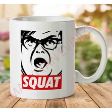 Art Hediye 1-2014 Squat Matt Foley Motivational Speaker Saturday Night Live Iki Tarafı Baskılı Kupa Bardak