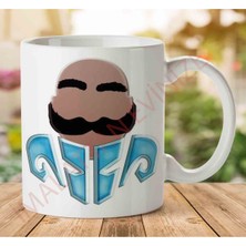 Braum - League Of Legends Tasarım Iki Tarafı Baskılı Kupa Bardak