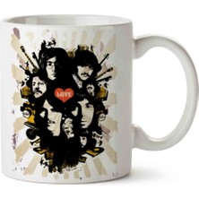 The Beatles Iki Tarafı Baskılı Kupa Bardak