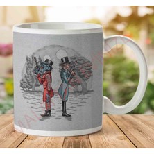 Art Hediye 1-1280 Cantina Dualists Star Wars Iki Tarafı Baskılı Kupa Bardak