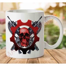 Gears-Of-War-Png-Hd Iki Tarafı Baskılı Kupa Bardak