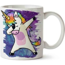 Unicorn Dans 2 Iki Tarafı Baskılı Kupa Bardak