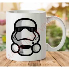 Art Hediye 1-1980 Simpler Stormtrooper Star Wars Iki Tarafı Baskılı Kupa Bardak